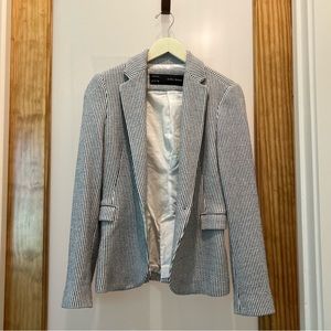 Zara striped blazer